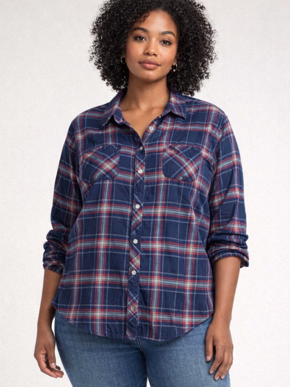 Levi’s Blue Red Plaid Flannel LS Top XL
#332
